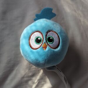 Angry Birds Blue Plush Toy Burger King Video Game Y2K